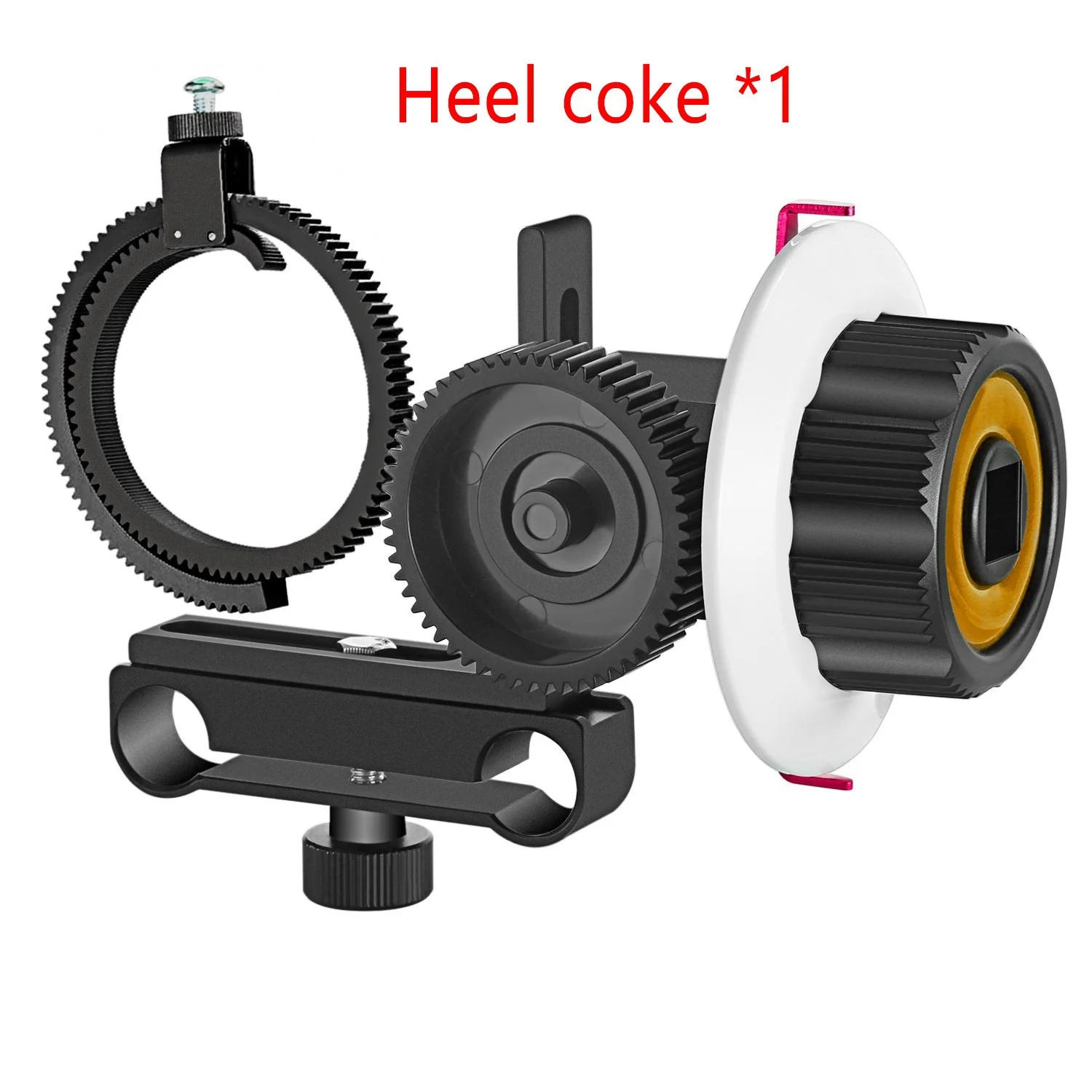 Appareil photo VD-F0 Follow Focus 15MM Follow Focus avec Gear Ring Belt pour IL Nikon Sony et autres appareils photo reflex numériques