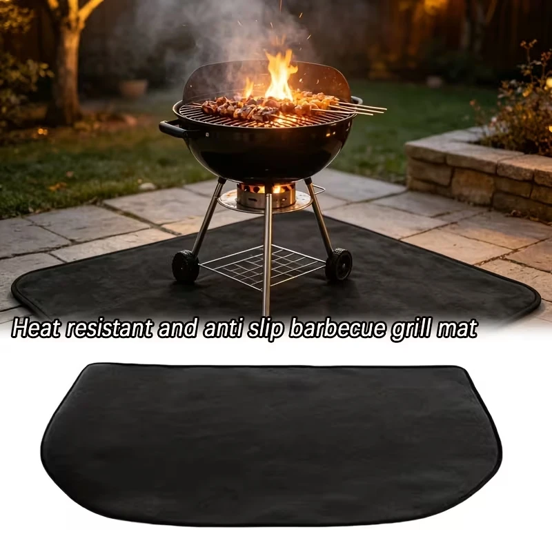 Fireplace Mat, Fireplace Rugs Fireproof, Thicken Hearth Pads for Wood Stove Indoor Outdoor,Fireproof Mat Protects Floors Carpets