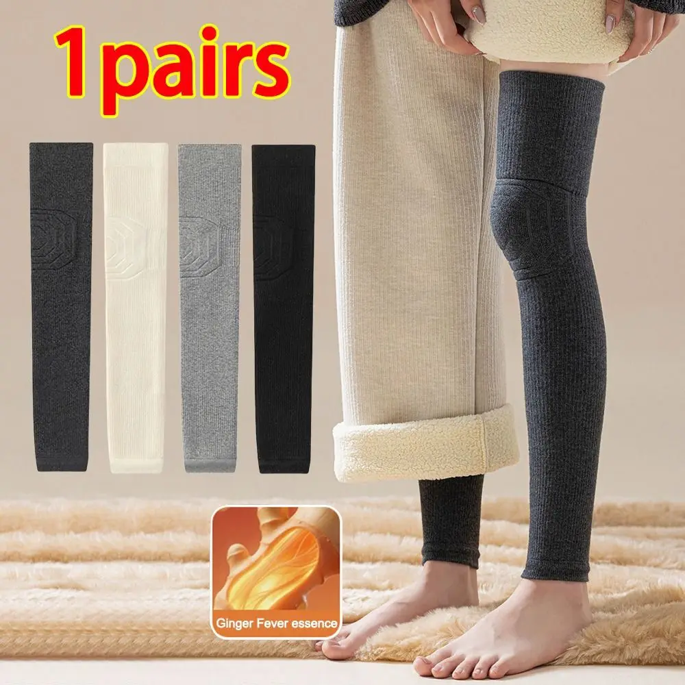 Durable Thickened Winter Knee Pads Coldproof Windproof Warm Knee Sleeve Elastic Knee Support Unisex