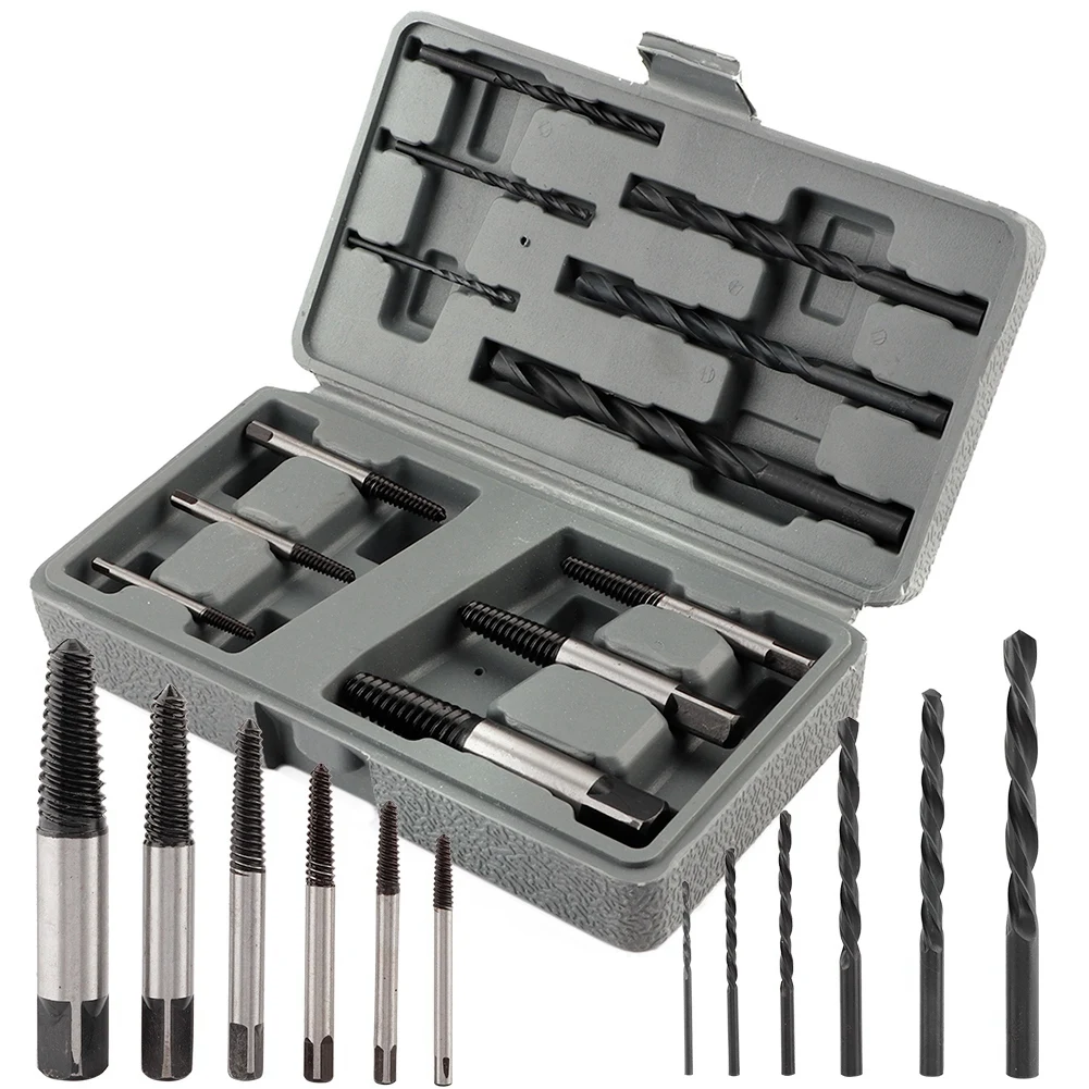 Screw Extractor Drill Bit Easy Out  Screw Extractor Drill Bits  Set Broken  Removing Fastener Tools