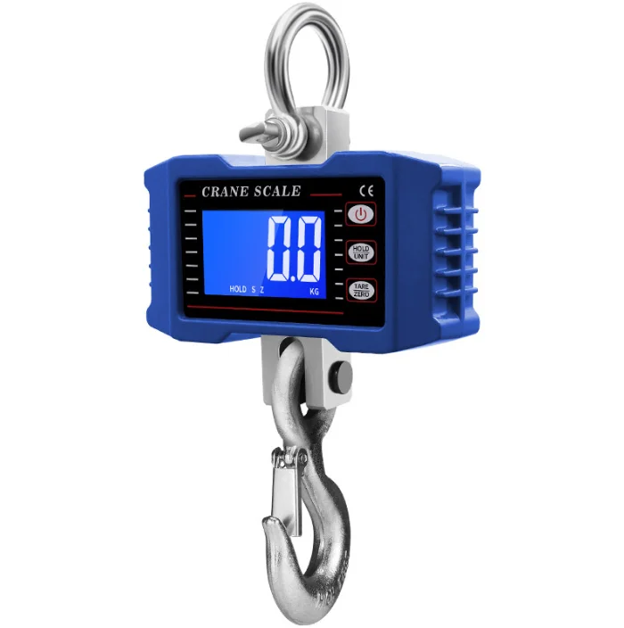 Industrial Hanging Scale 1500kg/1000kg/500kg Crane Scale Heavy   LED Digital Hook Weighing Scales