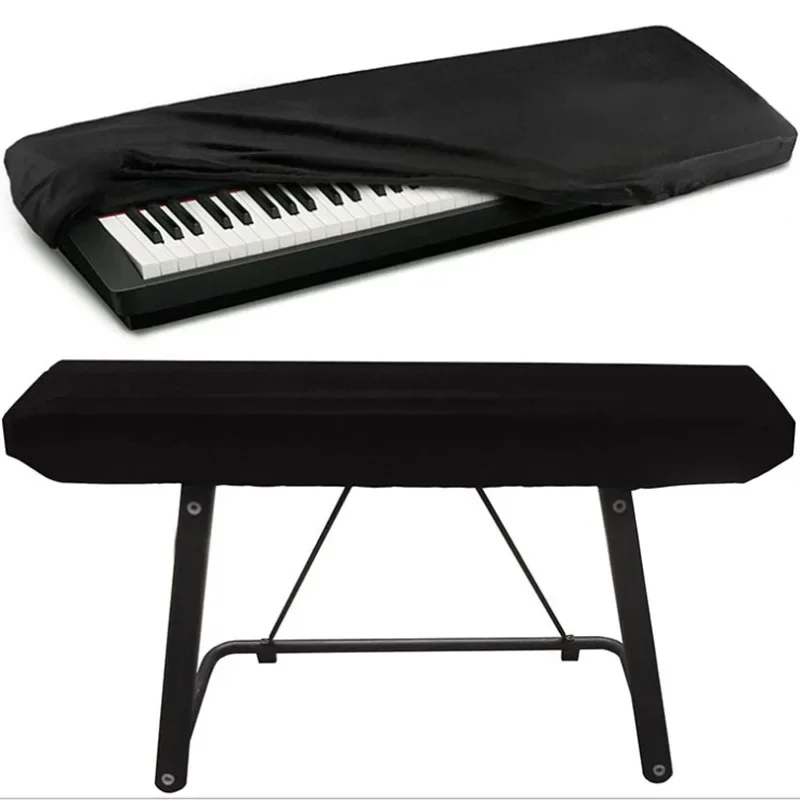 

Digital Electronic Piano Dust Cover 61 / 76 Key 88 Keys Black Electric Piano Full Cover Waterproof Project Bags With Shrink Draw