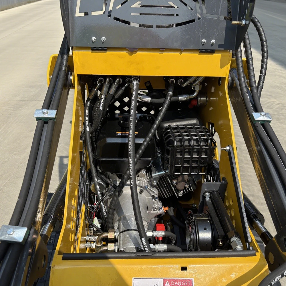 

Настраиваемая универсальная модель Мини-погрузчик с бортовым поворотом на гусеничном ходу с дизельной гидравлической мощностью и передним креплением.