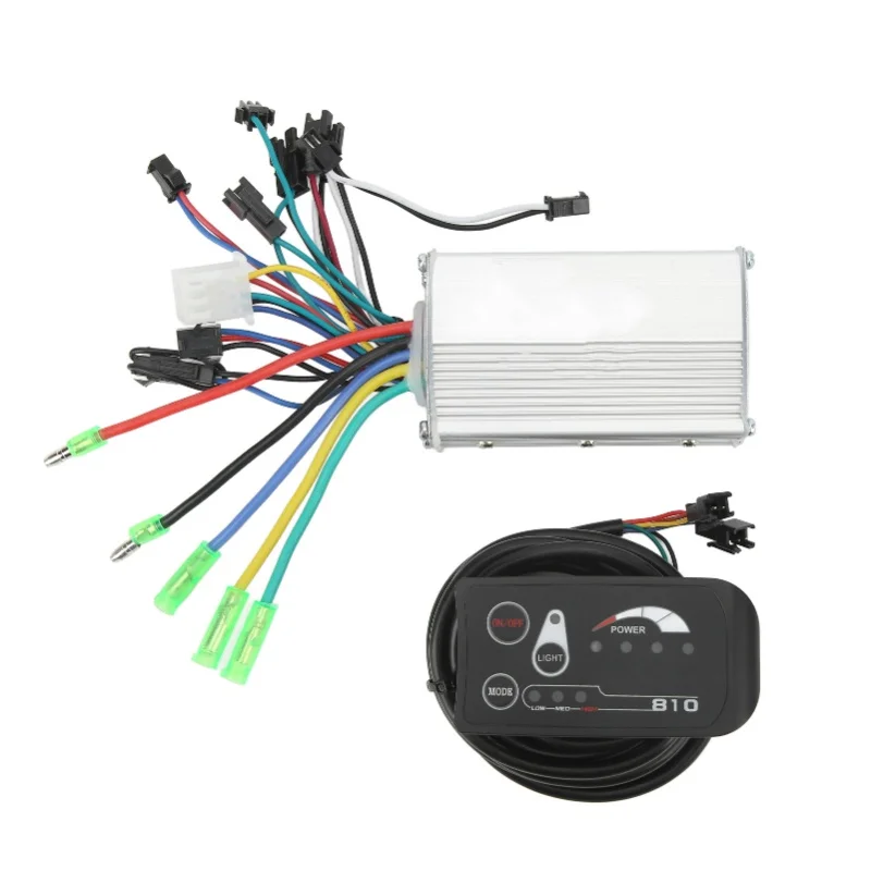

36V 250W 350W Electric Bike Brushless Motor Controller With 810LED Panel For Bike Retrofit