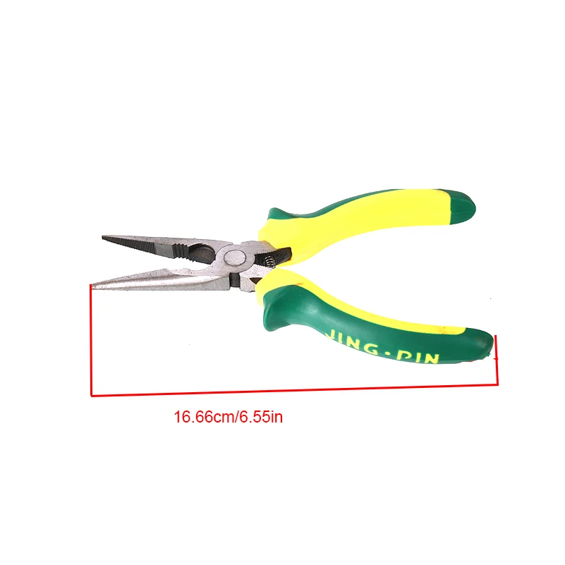 Hardware tool 6-inch pointed nose pliers are sturdy, durable, and comfortable to grip, designed specifically for electricians