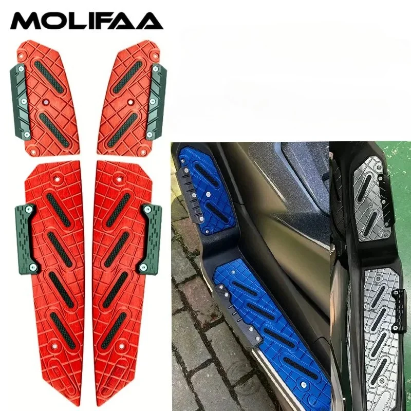 

Motorcycle CNC Aluminum Footstep Footrest Foot Pedal Cover For FORZA 350 NSS350 Non-Slip Protection Pad Accessories