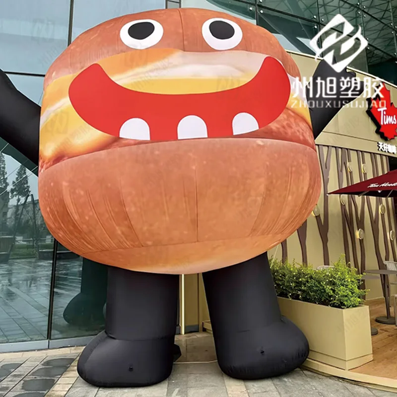 Inflatable bread air model cartoon simulation custom food and dessert promotion mall market atmosphere decorative props