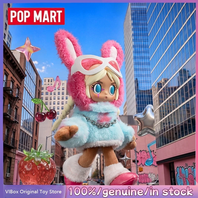 Genuine POP MART Peach Riot Fruit Punch Series Cute Plush Doll