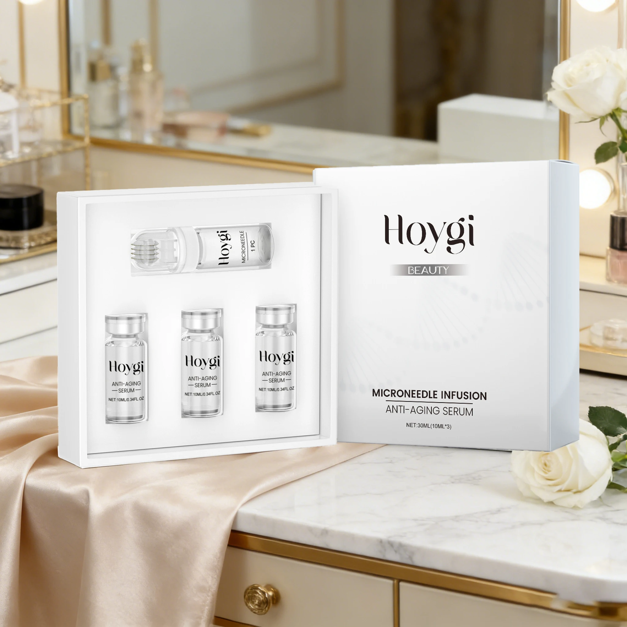 

Набор роликовых сывороток для ухода за кожей 30 мл: увлажнение, повышение эластичности, уменьшение дряблости, длительное увлажнение, питание, сияние кожи