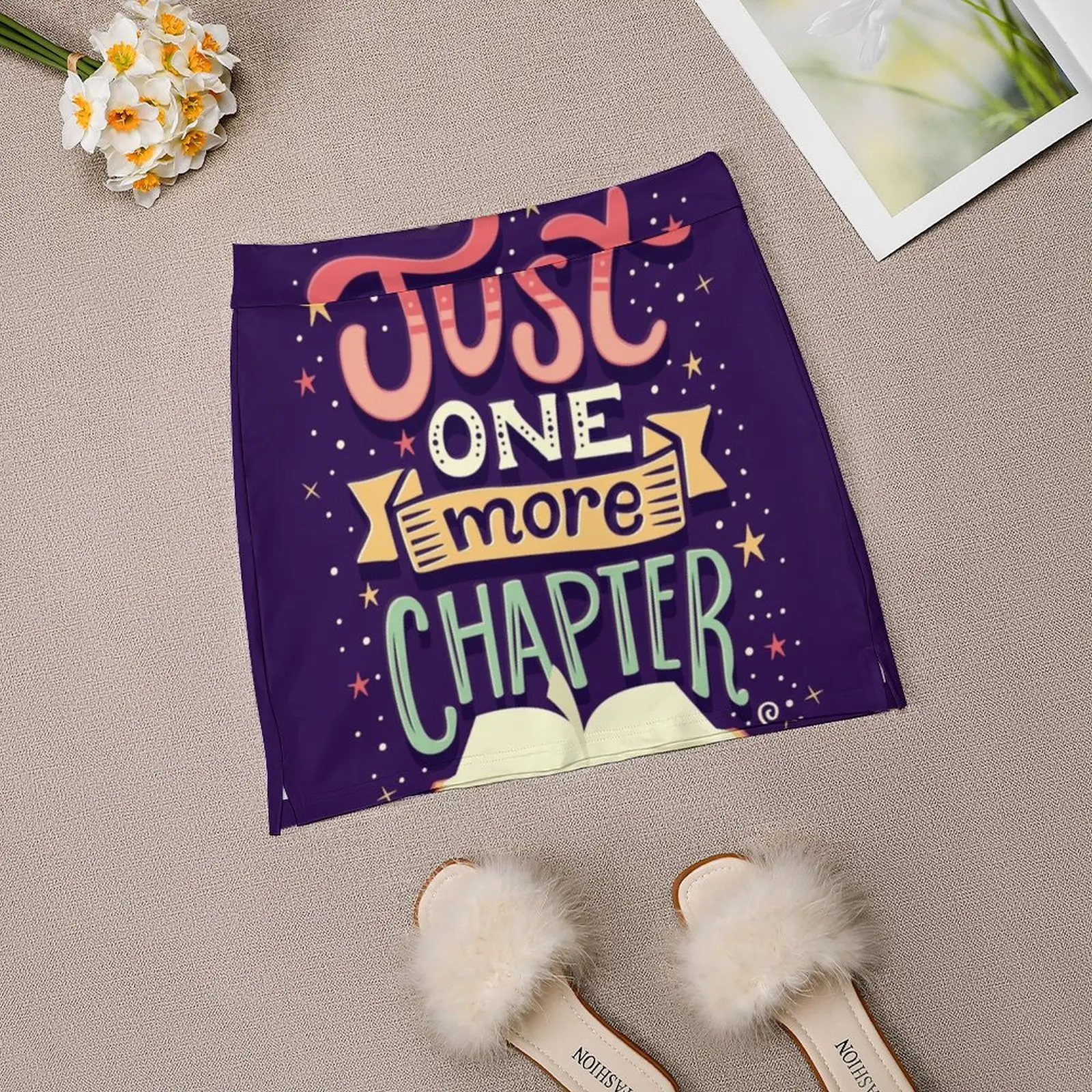 Satu Lagi Bab Rok Wanita Mode 2022 Celana Rok Rok Mini Kantor Rok Pendek Buku Buku Kutu Buku Membaca