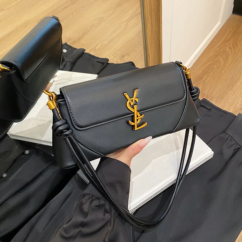 ‌ Новинка осени/зимы 2023 года, маленькая сумка-багет премиум-класса через плечо/сумка через плечо, модная женская сумка подмышками, элегантная и универсальная