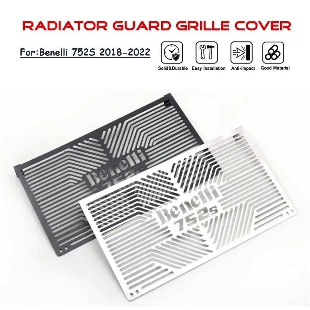 

For Benelli 752S 752 S 2018-2022 2020 2019 Motorcycle Radiator Grille Cover Guard Stainless Steel Protection Protetor