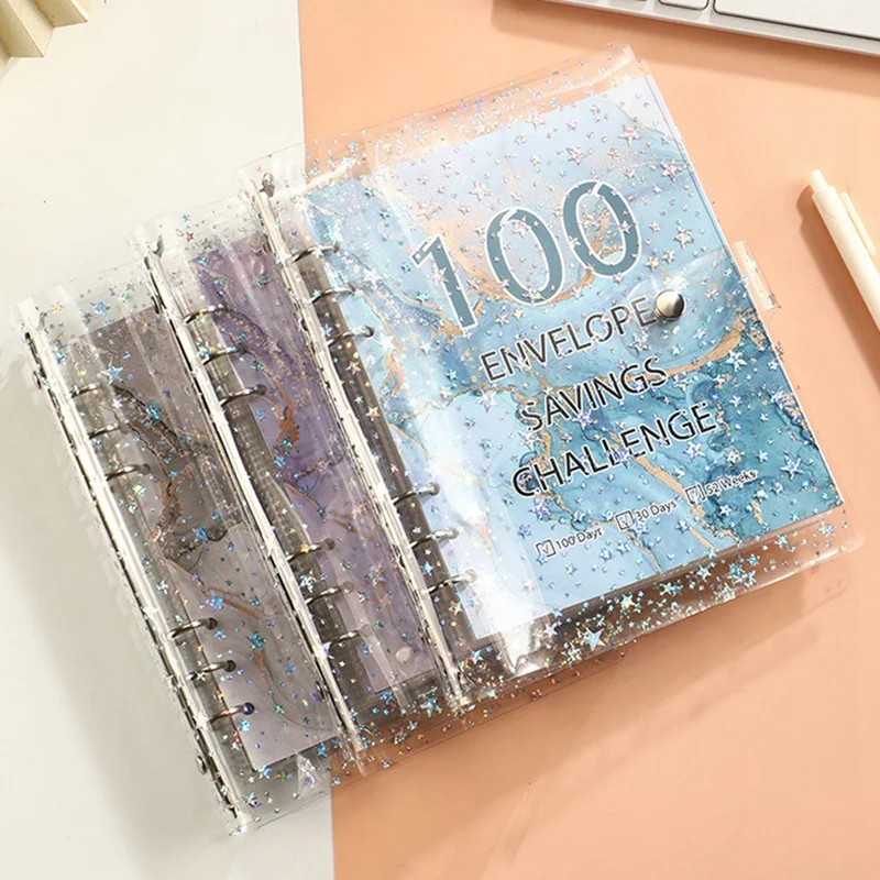 100 Envelope Challenge Binder Savings Binder For Save 5050 With Cash Envelopes For Budget Planning
