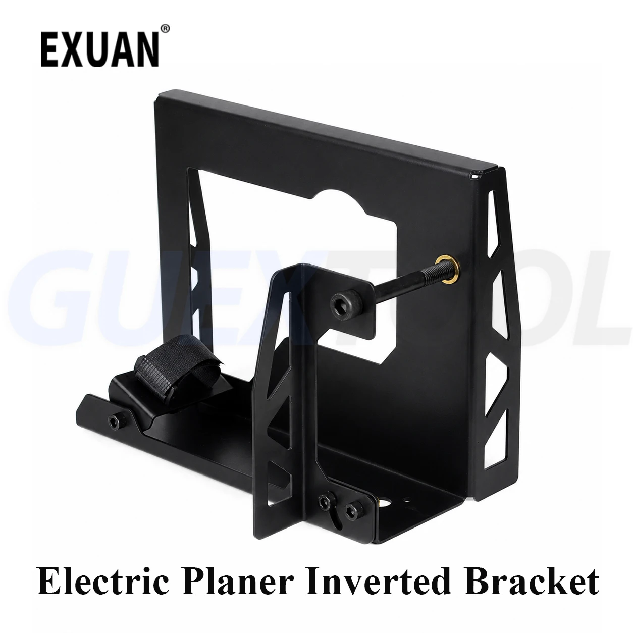Inverted Electric Planer Stand - Heavy-Duty Steel Bracket for Woodworking - Practical Household Flip-Mount Support Rack