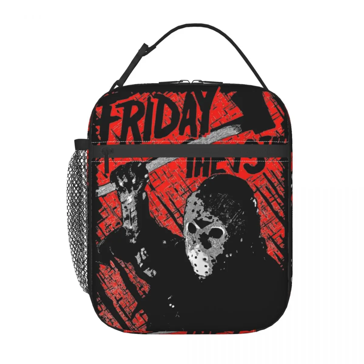 Izolowana torba na drugie śniadanie Friday 13th Thirteenth Horror Jason Voorhees Storage Food Box New Cooler Thermal Bento Box For School