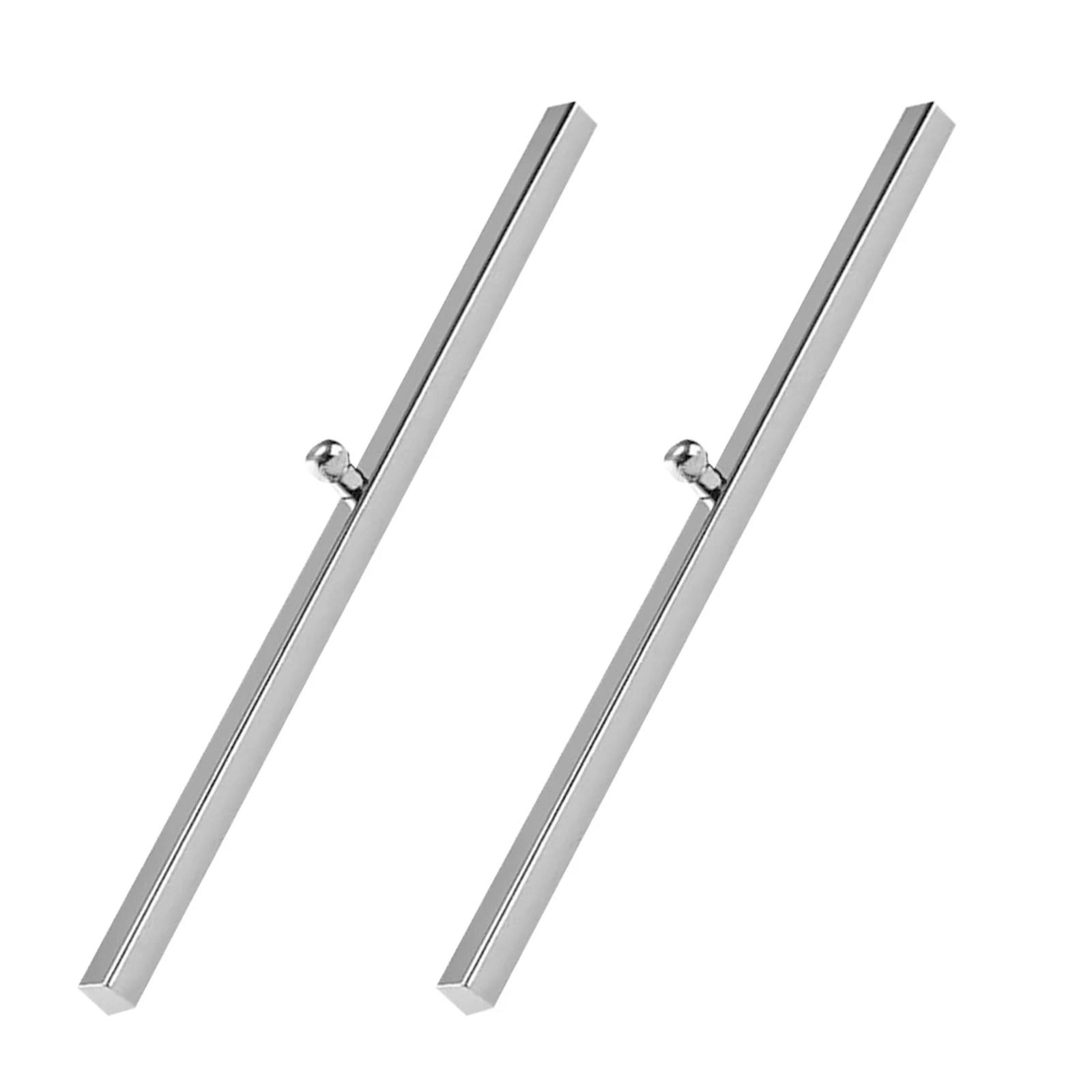 

2pcs Stainless Steel Chinese Calligraphy Paperweight White Iron Brush Rest For Office Painting Writing Durable Corrosion