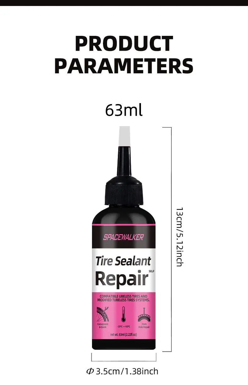 Reifendichtmittel - Endurance Formula Tubeless Fahrradreifendichtmittel | Langlebig, schnelle Abdichtung | für MTB, Rennrad, CX und Gravel Fahrrad – Detail 11
