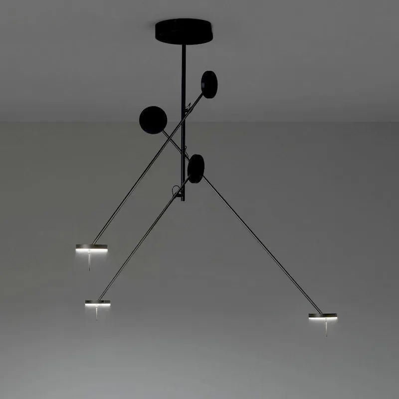 2024 Designer Hanging Lamps for Ceiling Creative Coffee Tables Pendant Lights Black Neutral Light Lamps Aesthetic Room Decor