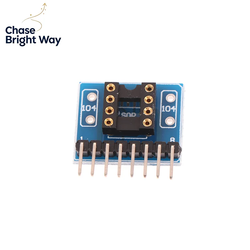 Single-row ZIP SIP8 Package Convert To Dual-row DIP8 Socket NJM5532 4558 4560 4580 4565 2114L HIFI Audio Upgrade