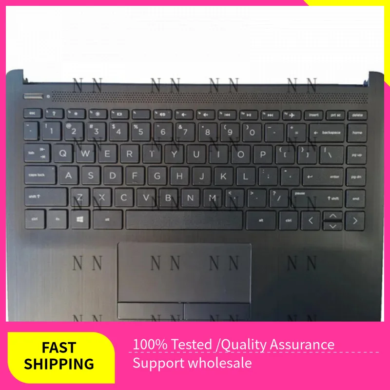 

BLGN New For HP 14-CF 14S-CF Palmrest Keyboard Bezel Cover Touchpad L24818-001