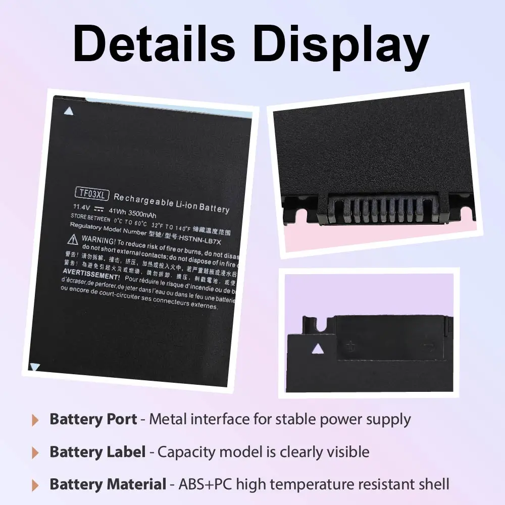 TF03XL Laptop Battery for HP Pavilion 15-CC 15-CC023CL CC0XX 15-CD 15-cd0xx 15-DW 15-DW0050od 15-CK 15-CK0XX 15T-CS 15T-CS200