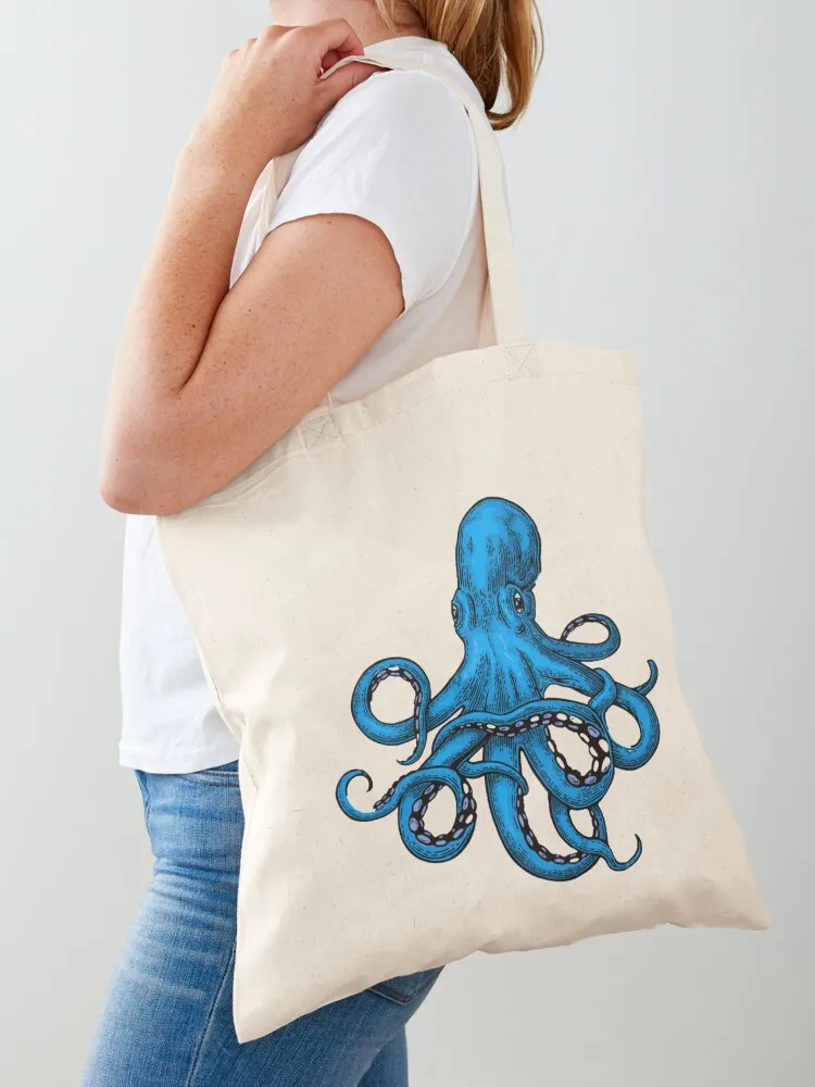 Kraken-Sea Creature-Ocean Life Tote Bag bags for women bag for beach tote bags cloth bags luxury women Canvas Tote Bag