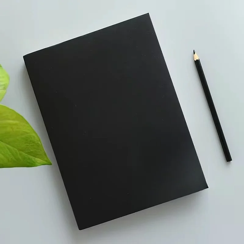 256Sheet Drawing Book black Drawing Student Notebook Sketch Book Cardboard Painting Sketchbook
