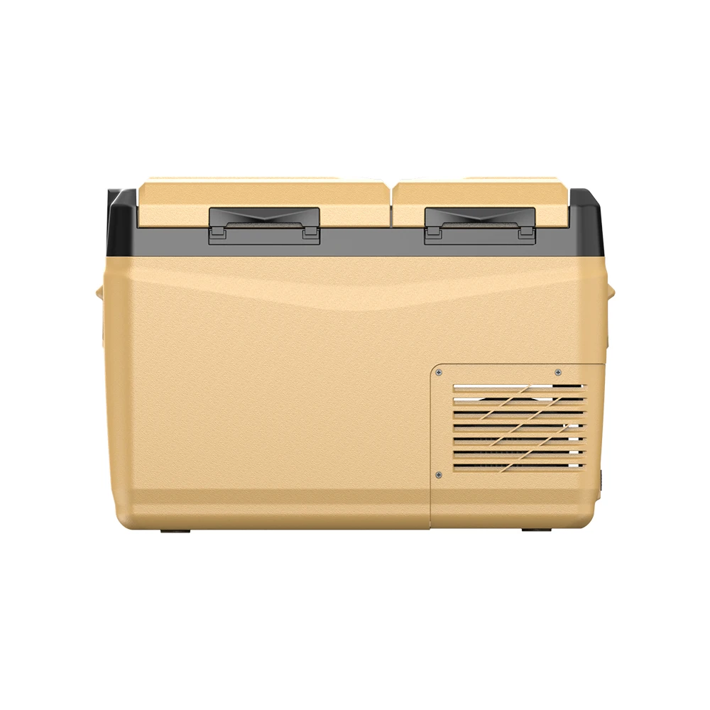 

KLD58 Alpicool car fridge 12V 24V DC Compressor fridge Freezer dual-zone 100-240v AC Portable Camping Fridge for car outdoor
