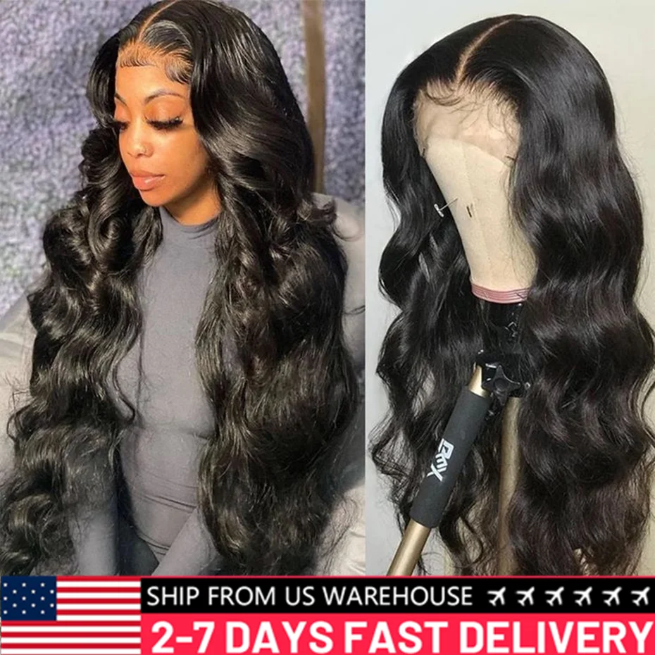 30 32 Inch Body Wave Lace Front Wig 5x5 6x4 Gluless Human Hair Wigs 13x4 13x6 HD Transparent Lace Frontal Wig 4x4 Closure Wig