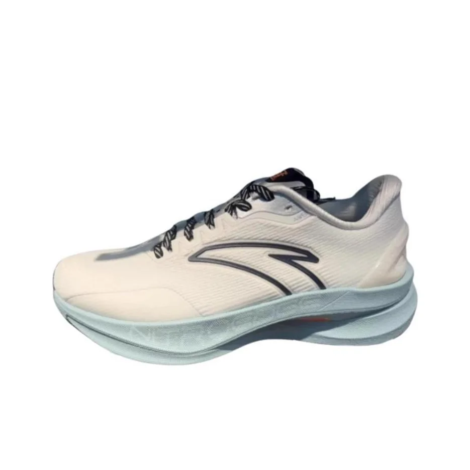 

Anta Comfortable Slip Resistant Abrasion Resistant Low top Running Shoes Men's White Black 112415582S-3