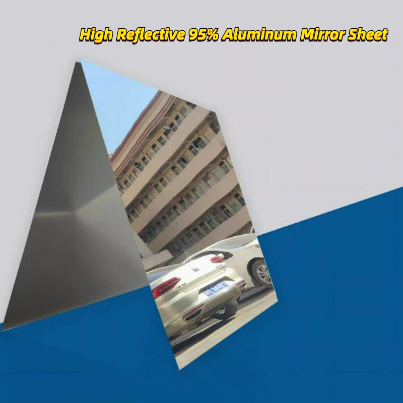 1085 95% High Reflective Rate Polish Finish Smooth Surface Natural Aluminium Plate Mirror Aluminum Metal Sheets Thick 0.3/0.4mm