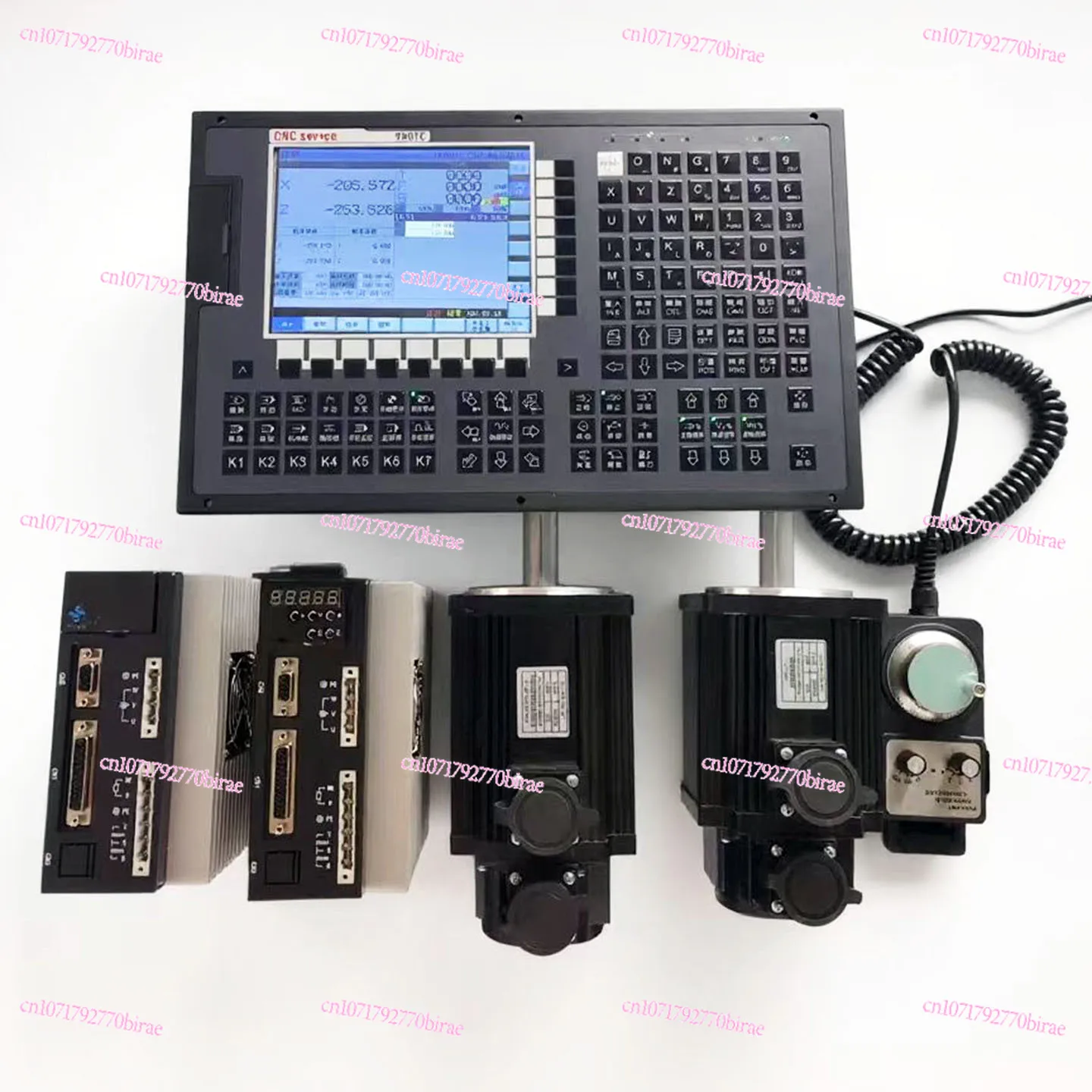 مخرطة CNC نظام التحكم العددي محور مزدوج أربعة محاور 980TC تحكم بالإضافة إلى محرك سيرفو مجموعة مركز التصنيع عدد واسع