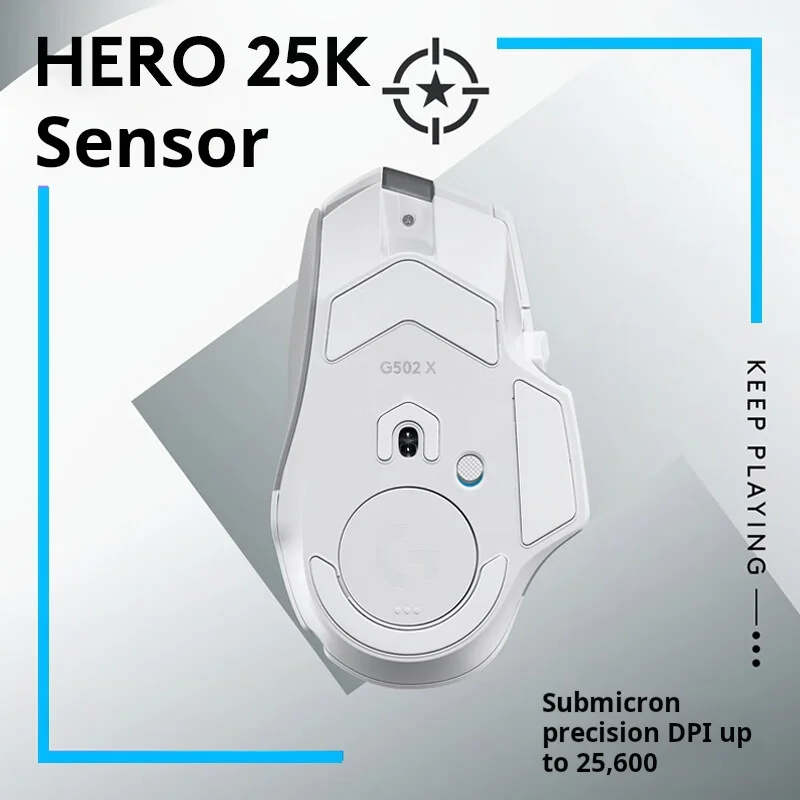 Logitech G502X Wireless Gaming Mouse The New Optical-Mechanical Hybrid Micromotion Lightweight Dsign HERO Engine Esports Mouse