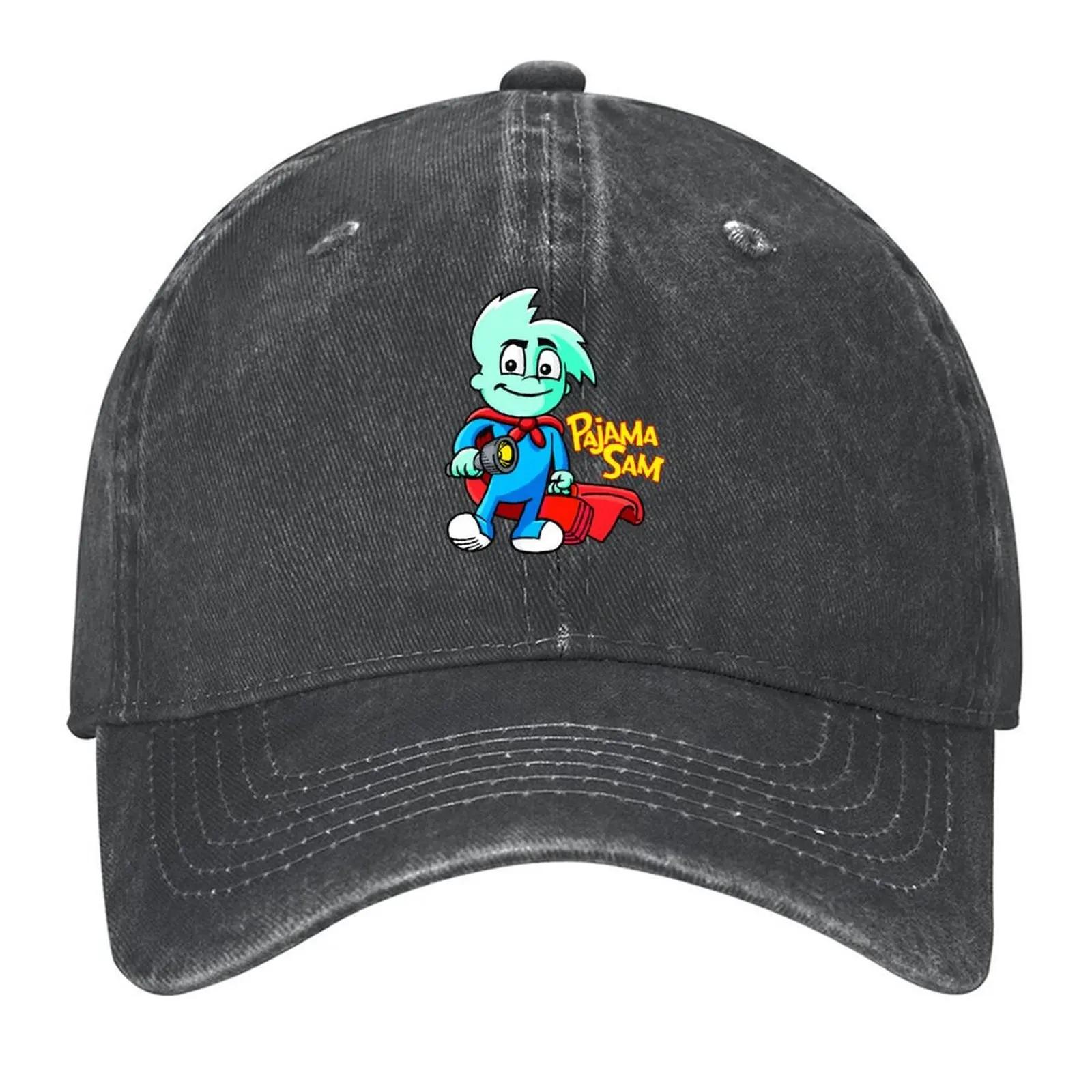 

Vintage Game Pajama Sam Baseball Cap Streetwear Trucker Hat Kids Hat Wild Ball Hat Woman Men's