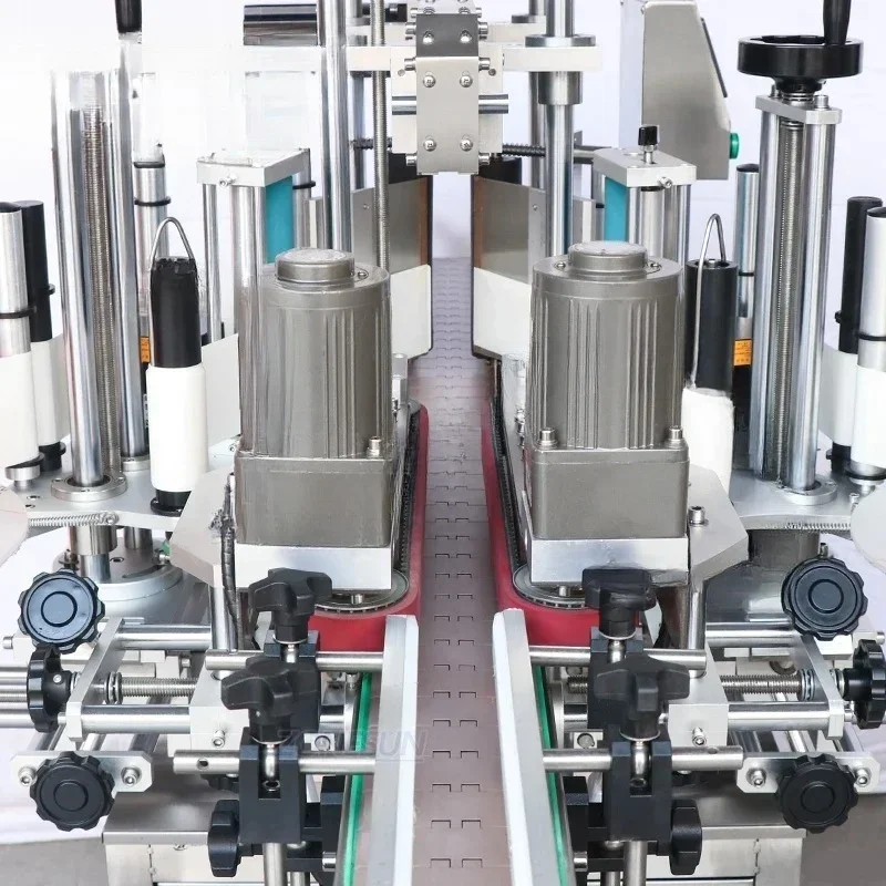 ZS-TB300V Automatic Flat Surface Labeling Machine Double Side Square Bottle Laundry Detergent Bottle Label Applicator