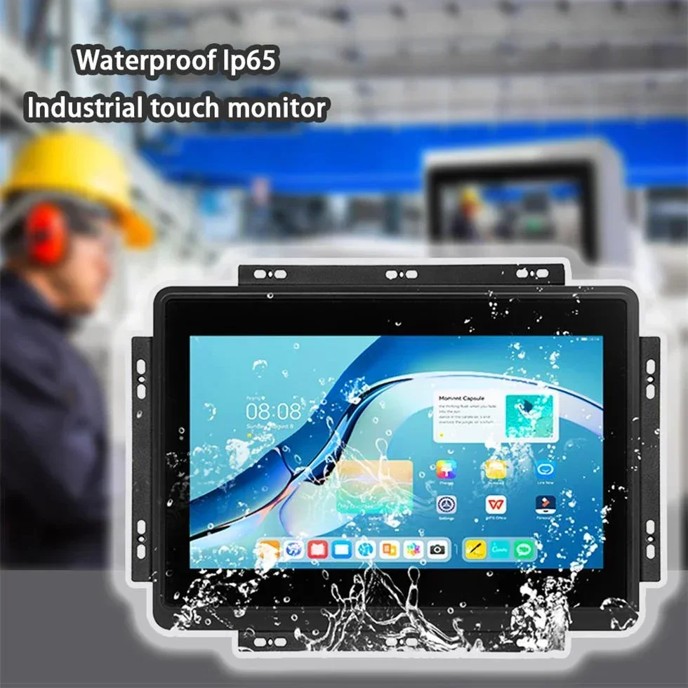 2026/7 Inch Waterproof Portable Touch Screen  Lcd Touch  With Metal Protective Housing