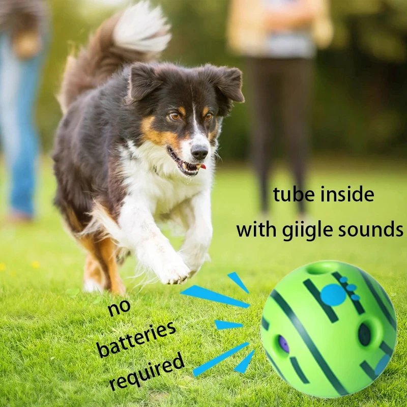 Giggle Glow Ball Interactive Dog Toy Fun Giggle Sounds When Rolled or Shaken Pets Know Best As Seen On TV