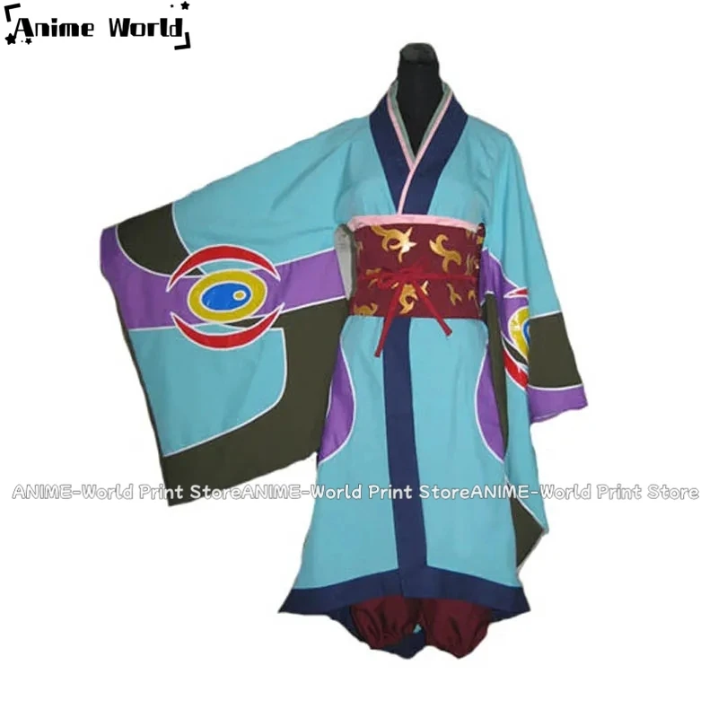 

《Custom Size》Anime Momonoke Cosplay Game Onmyoji Kusuriuri Costume Medicine Seller Hair Momonoke Cosplay Costume Dresses