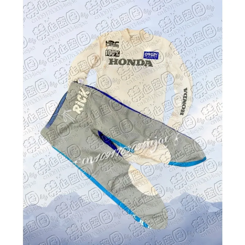 

Honda Motorcycle Racing Team Men T-shirt Long Sleeve Spring Autumn Women Tee Shirts 2026 New Sports Quick Drying Clothes Tops