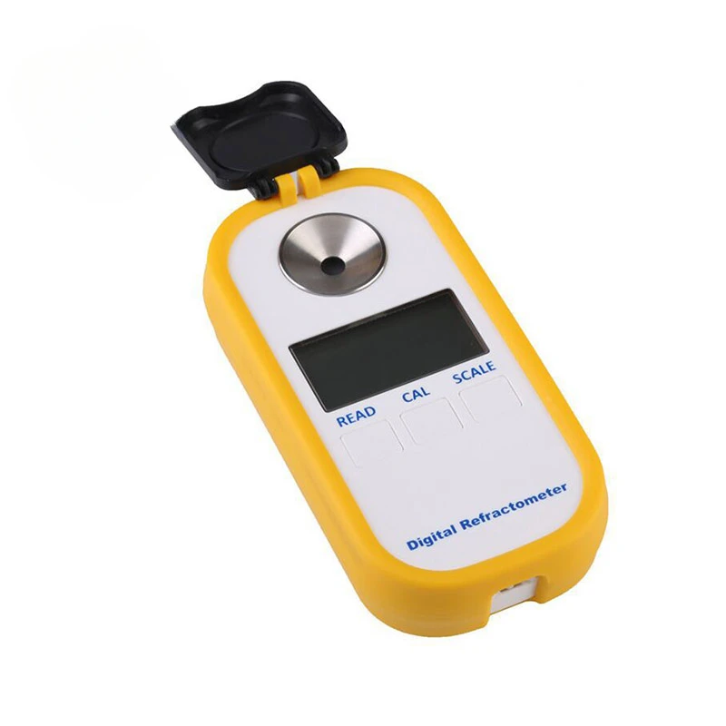 Digital Refractometer LCD Display 0.0~94.0% Brxi Fruit Juice Sugar Meter Refractometer