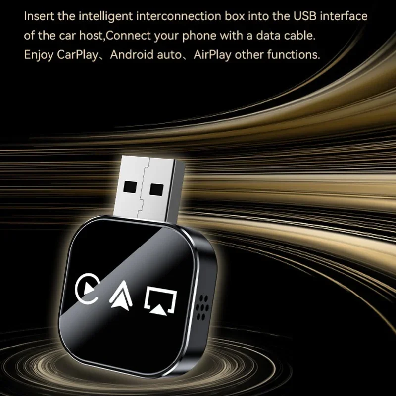 3 In1 Wireless Carplay Smart Mirror Link Carplay Android Auto USB Dongle محول سلكي Carplay إلى التوصيل والتشغيل اللاسلكي #6