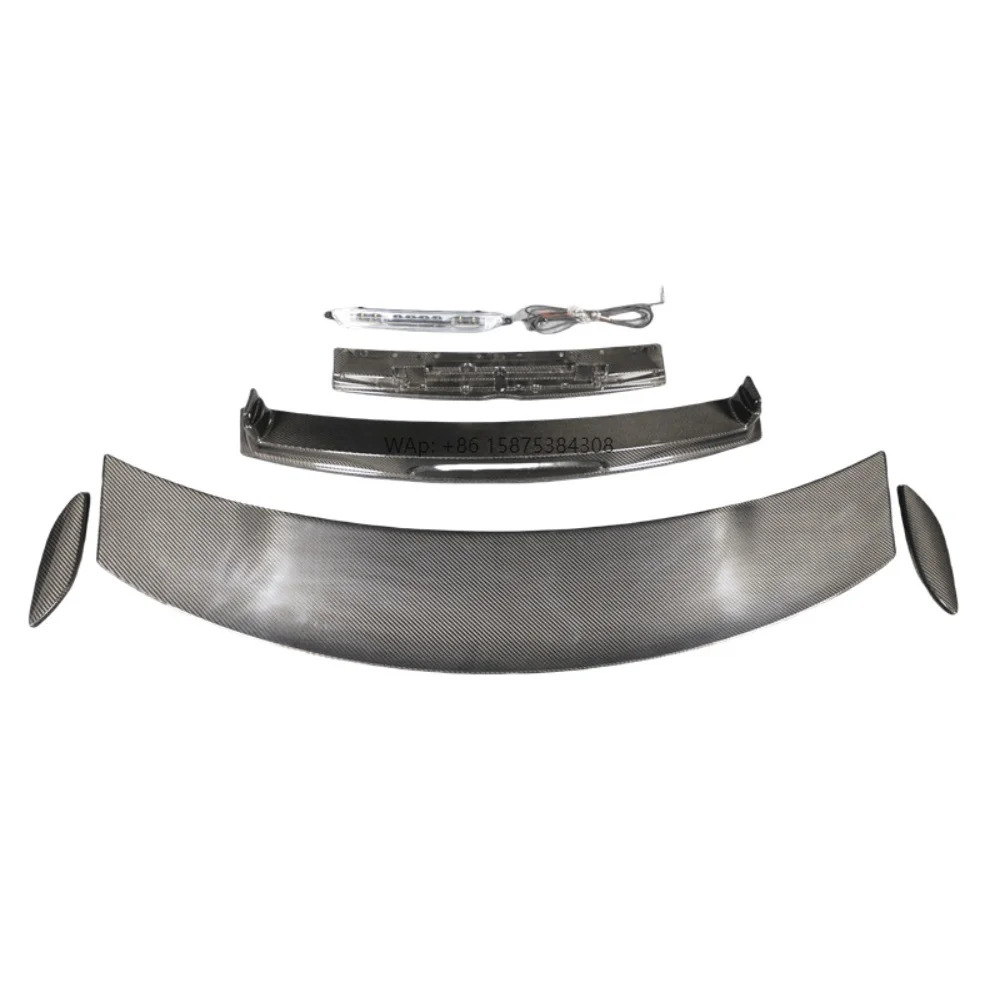 

Suitable for 15-23 GTR Models, Upgraded with High-quality Dry Carbon Fiber Rear Spoiler Body Kit