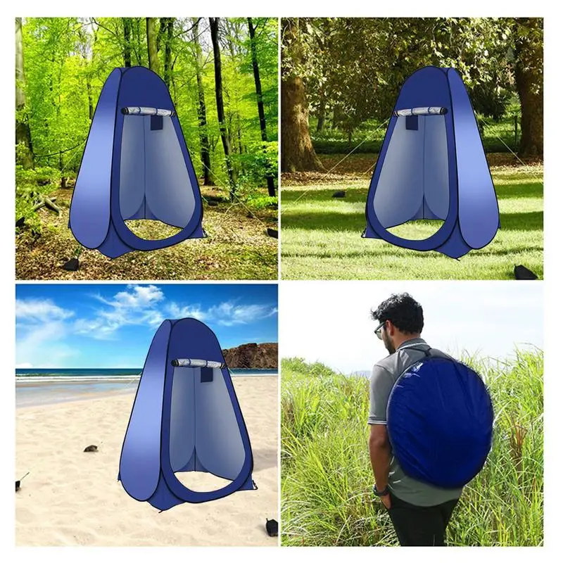 Camping Shower Throw Open Tent For Privacy, UV Protection Quick Automatic Tent, Outdoor Travel Beach Portable Tent for Family