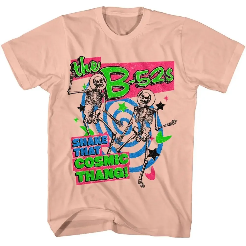 The B52s Shake That Cosmic Thang Peach Music Shirt