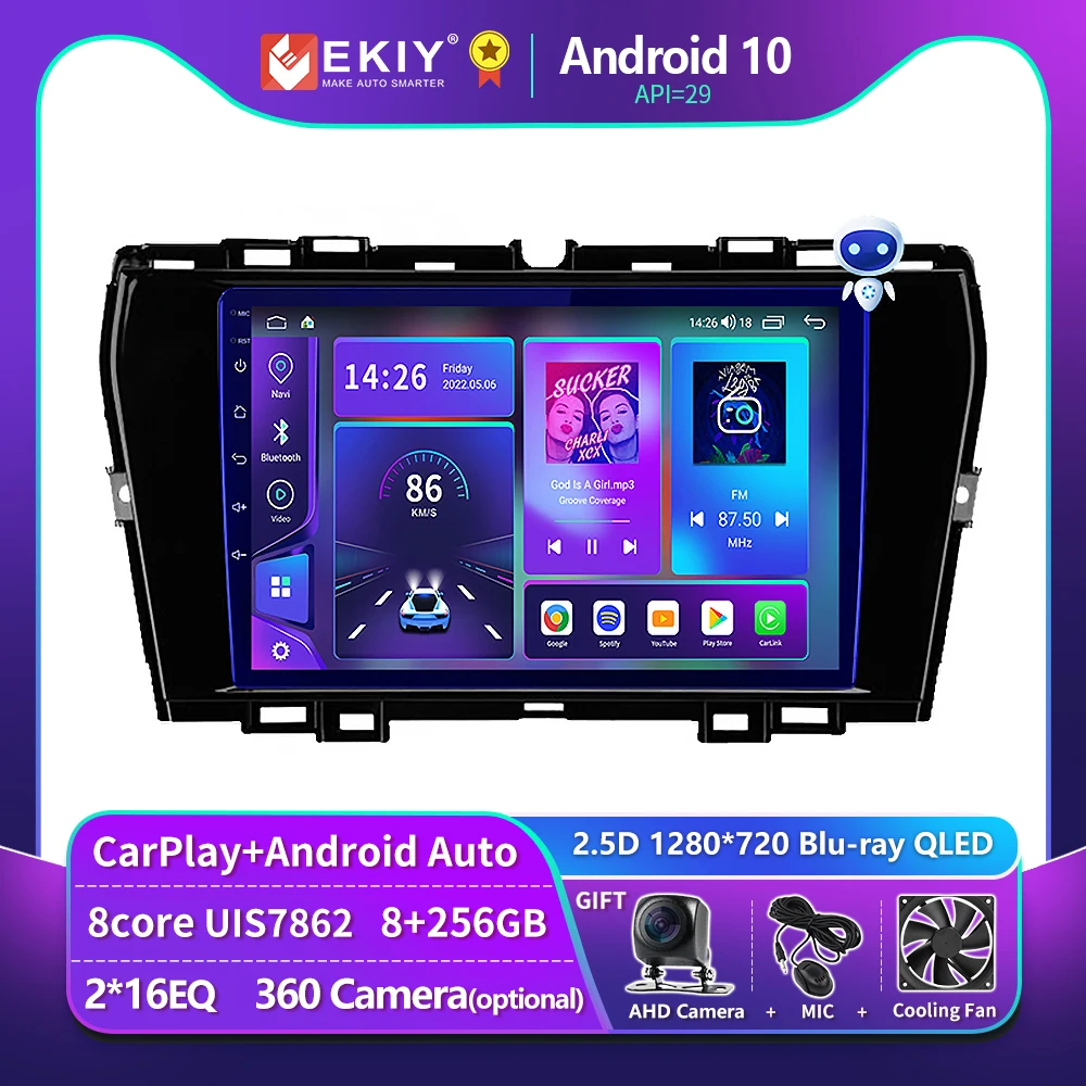 

EKIY T900 Carplay Stereo For SsangYong Tivoli 2019 2020 2021 Car Radio Android Multimedia Video Player 2 Din DVD Navigation GPS