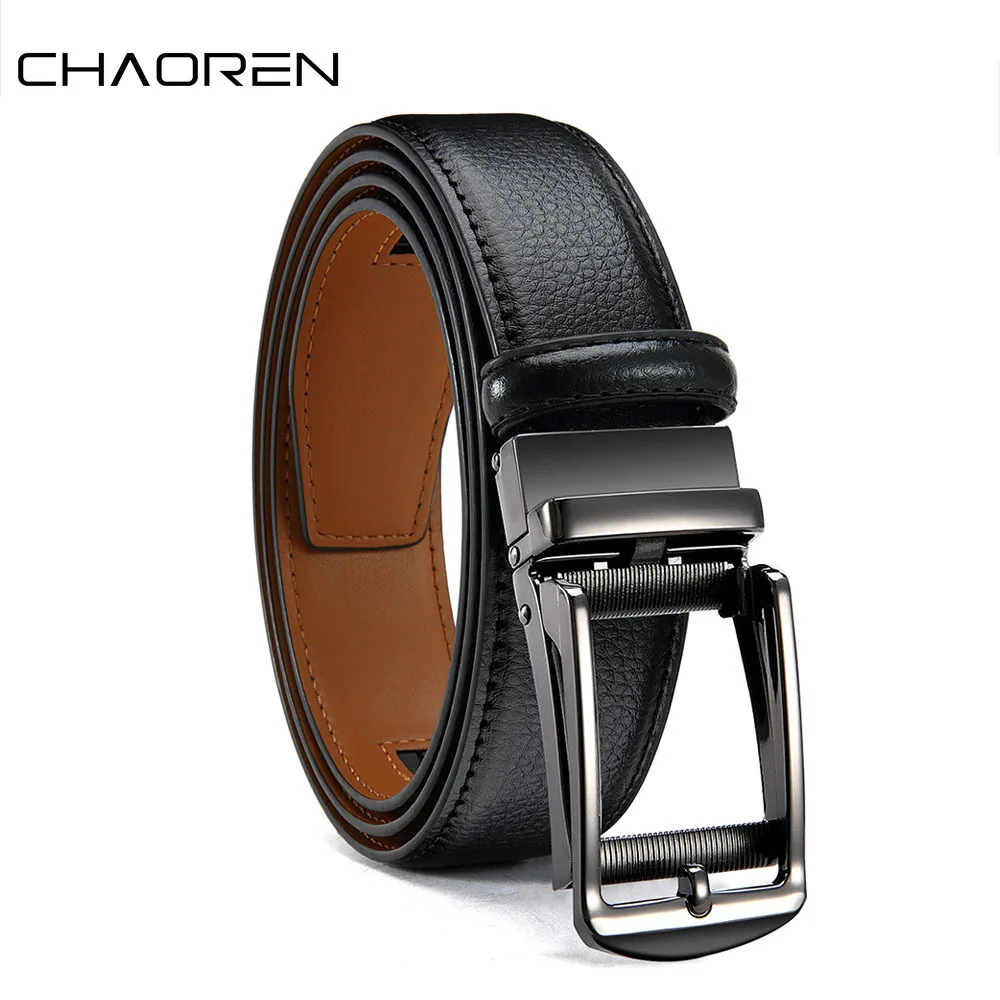 Men's PU Leather Belt Fashion Automatic Buckle Belt for Popular Business High Quality Male Belt Multi Color 105 115 125 135cm