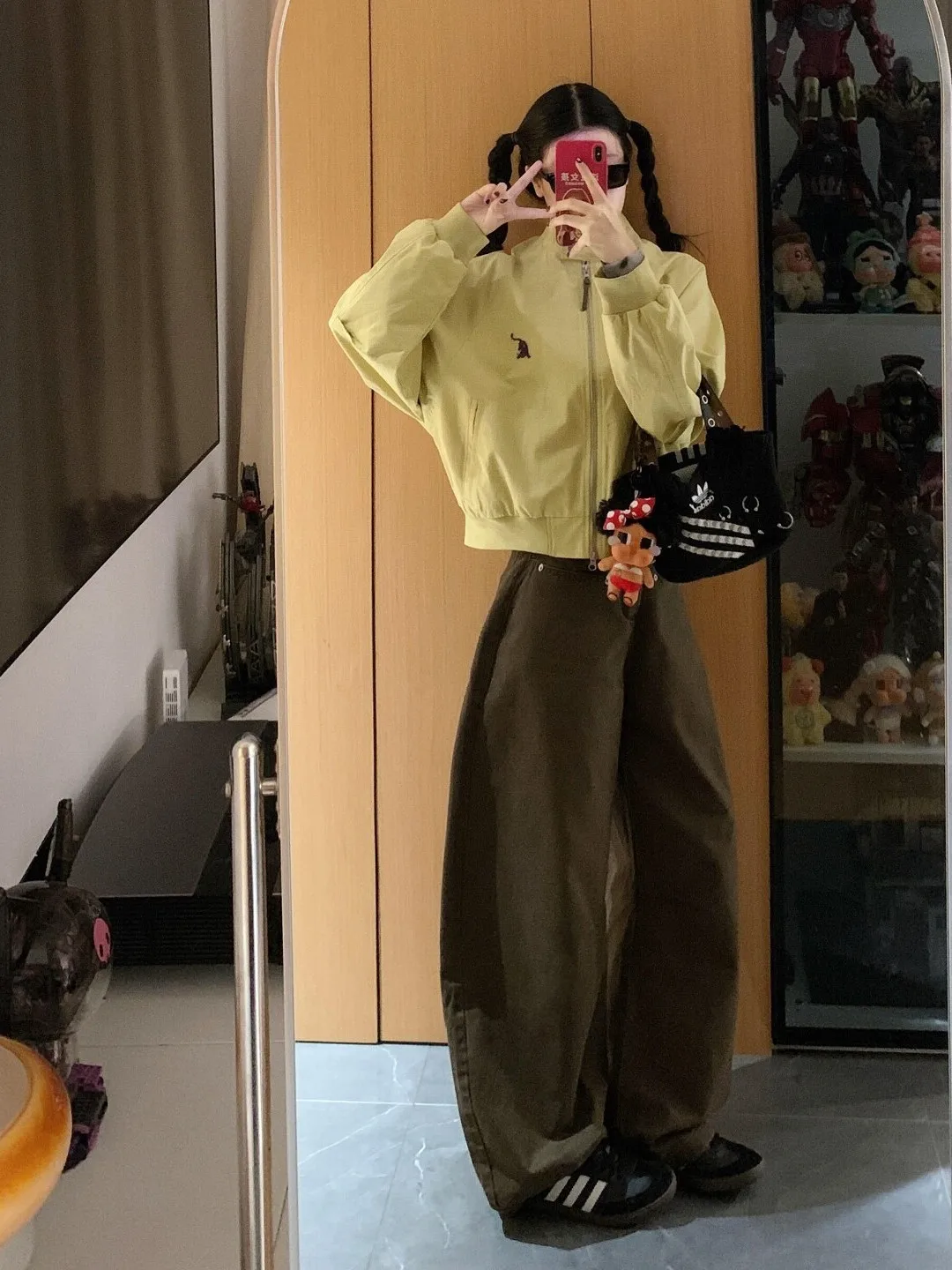 

High Waist Wide Leg Knife Jeans Women's Casual Loose Fit Spring 2026 Slimming Pants Korean Brand plus Size