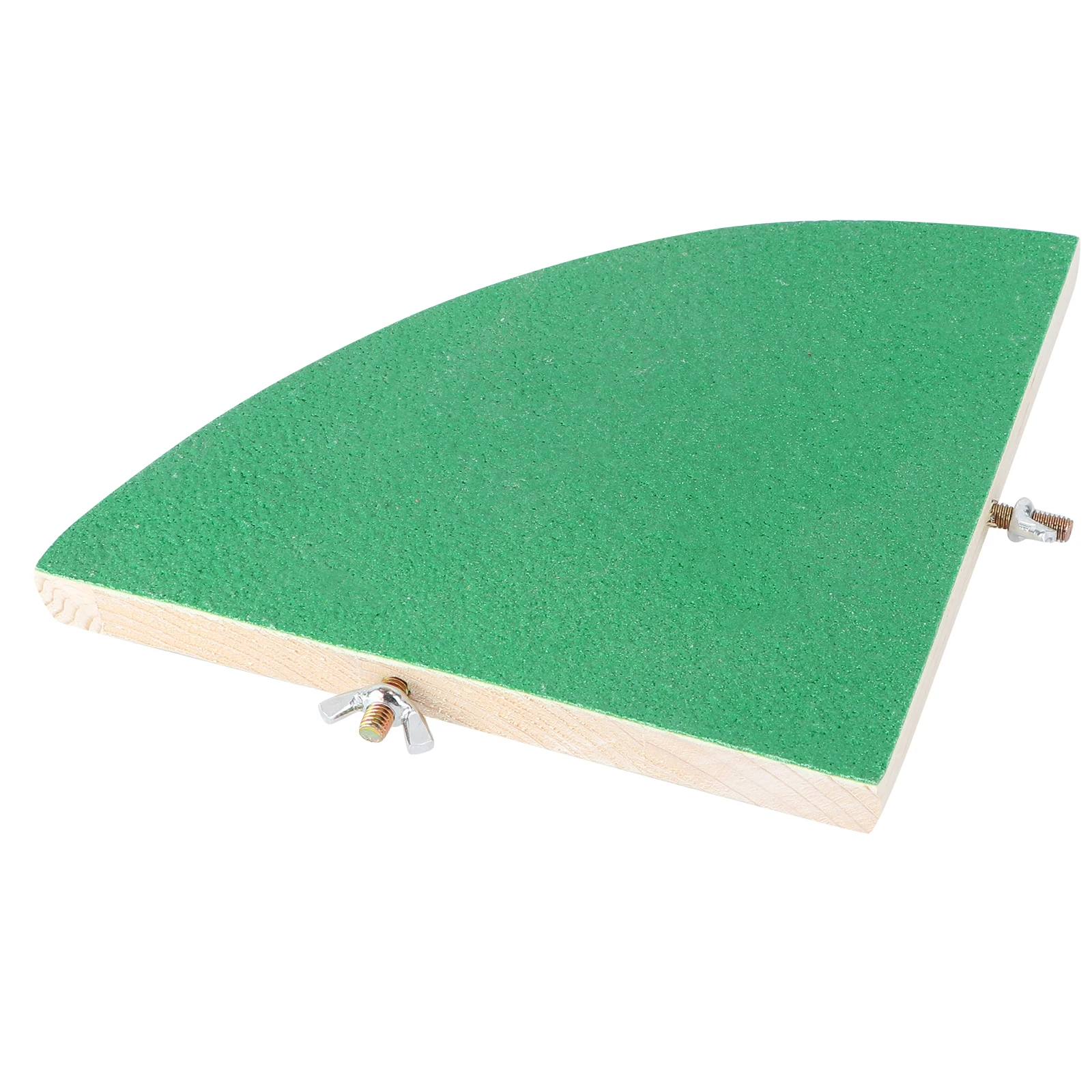 

Fan Shape Frosted Wooden For Cage Small Pet Play Platform Supplies Parrot Hamster Squirrel Rodents Birds Wood Pedal