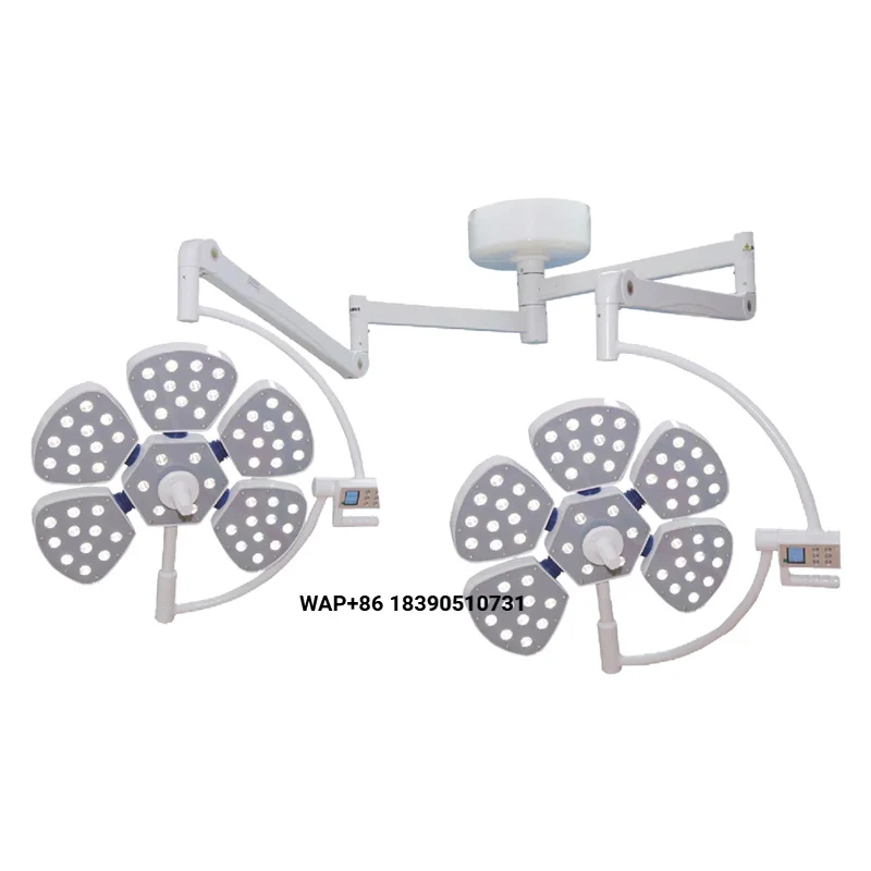 MN-LED5 + 5 ceiling double-arm LED surgical shadowless lamp, celestial shape operating room medical lamp
