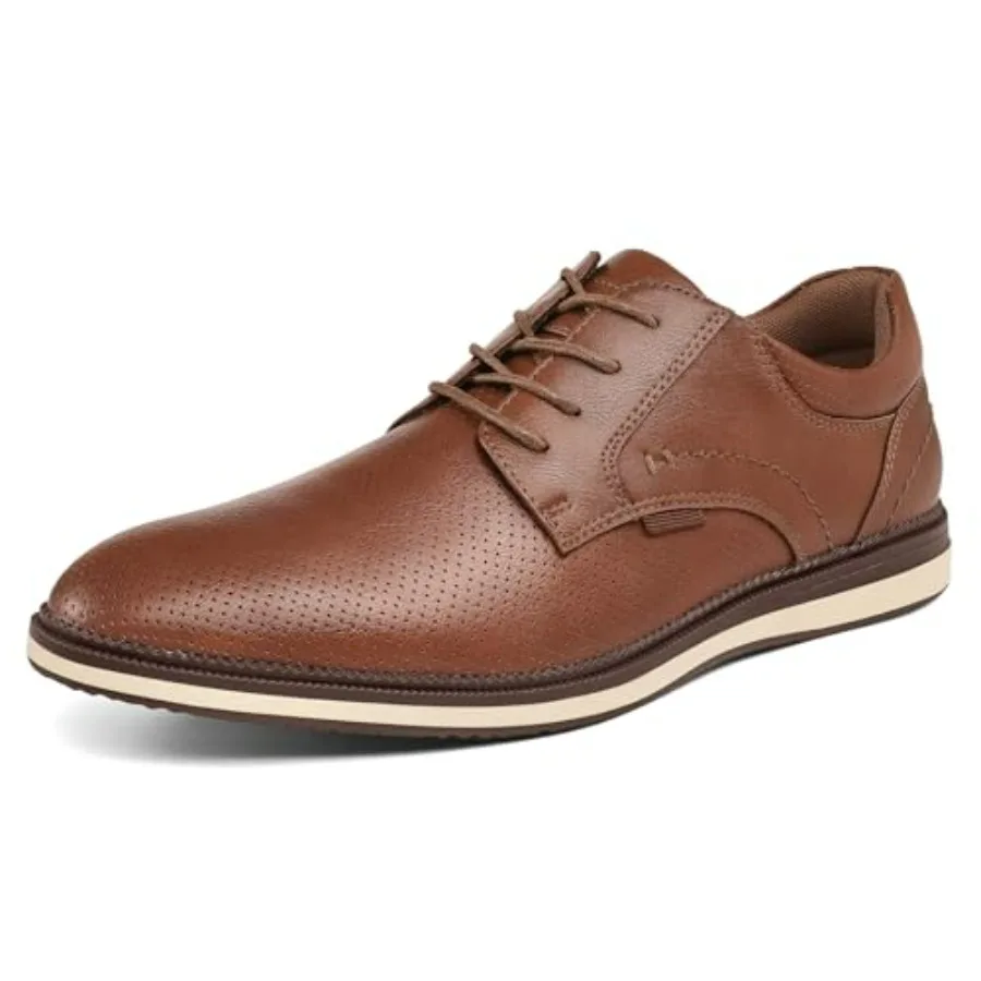 

Men's Casual Dress Oxfords Shoes Lace-Up Business Casual Sneakers